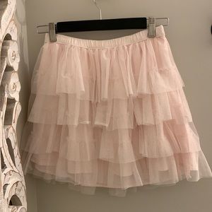 Abercrombie kids tulle glitter skirt size XL